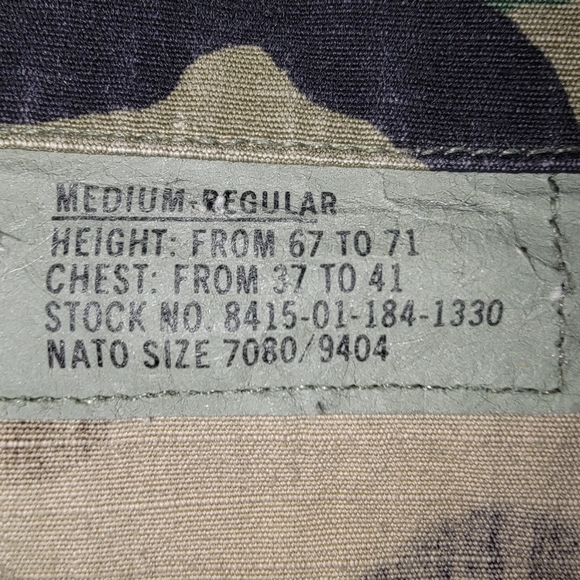 Authentic U.S Army Camouflage Shirt/Jacket - Picture 3 of 9